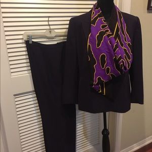 Dark Plum Business Suit